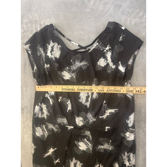 Silence + Noise – Women’s Mini Dress – Black & White Abstract Print – Size Large - Picture 3 of 4